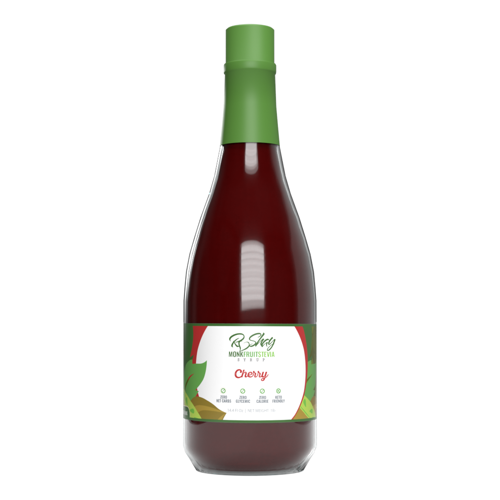 14oz Monk Fruit Syrup: Cherry